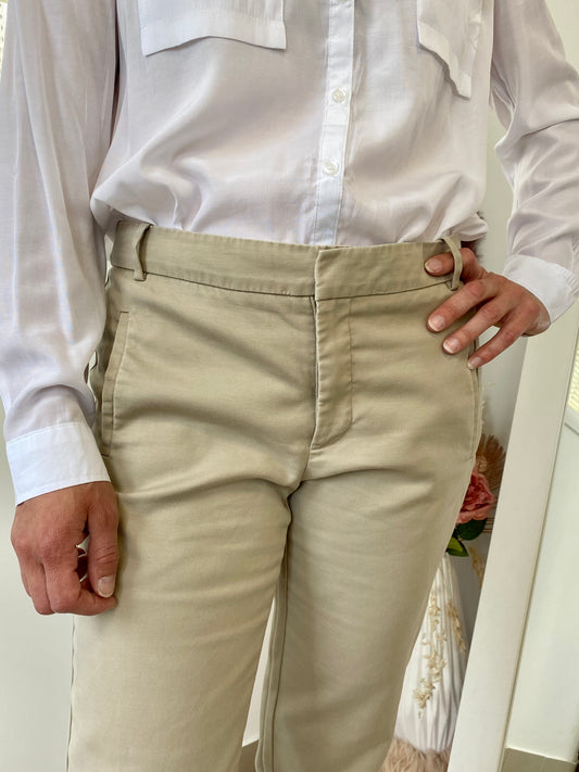 Pantalon Chino beige - Zara - 38