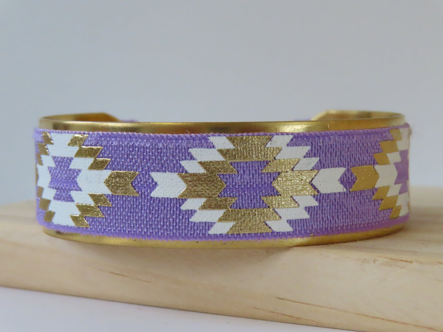 Bijoux Neuf Bracelet manchette lilas - Création nantaise Kalisaya - TU