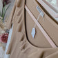 T shirt beige côtelé - Stradivarius - 36
