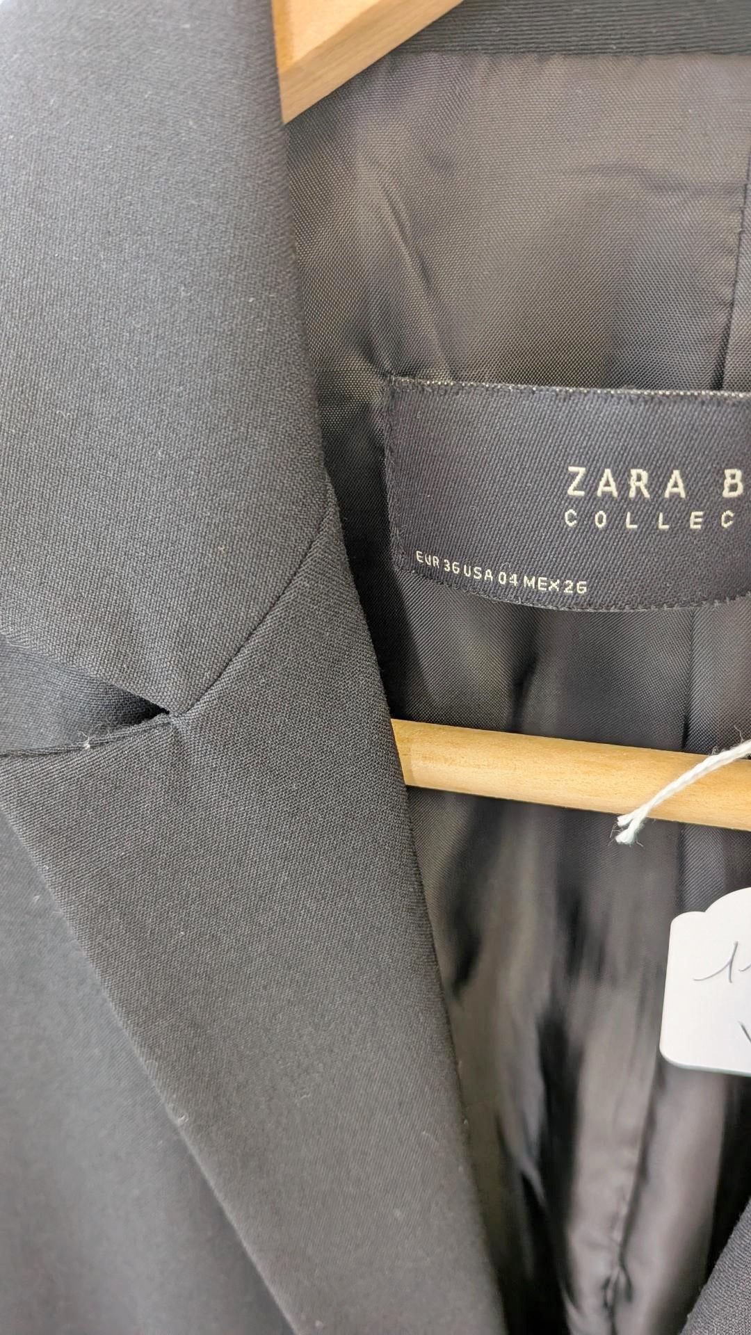 Veste blazer noir - ZARA - 36