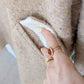 Manteau chaud beige nuancé  - ZARA - 36