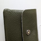 Porte-monnaie cuir Vert - Made in Italy - TU