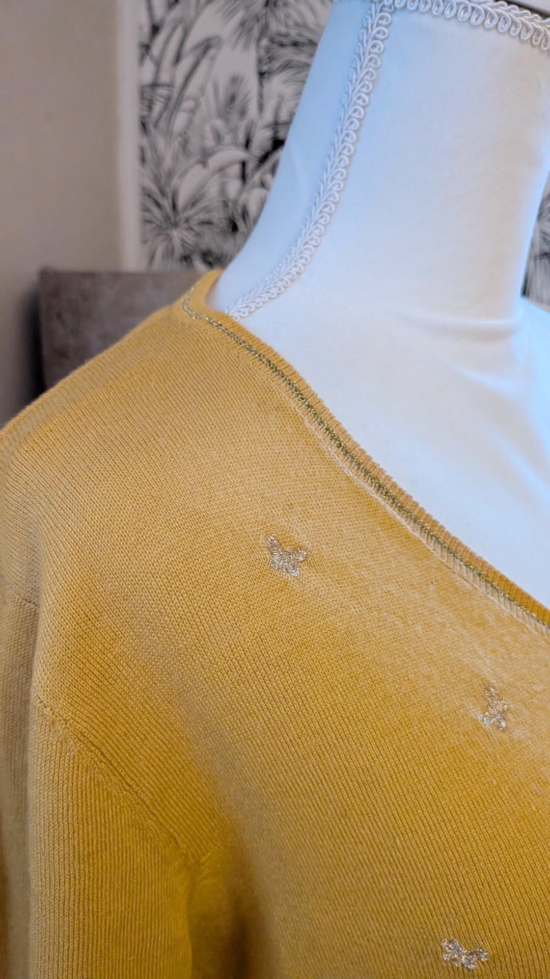 Pull moutarde doré - So Sweet - 42