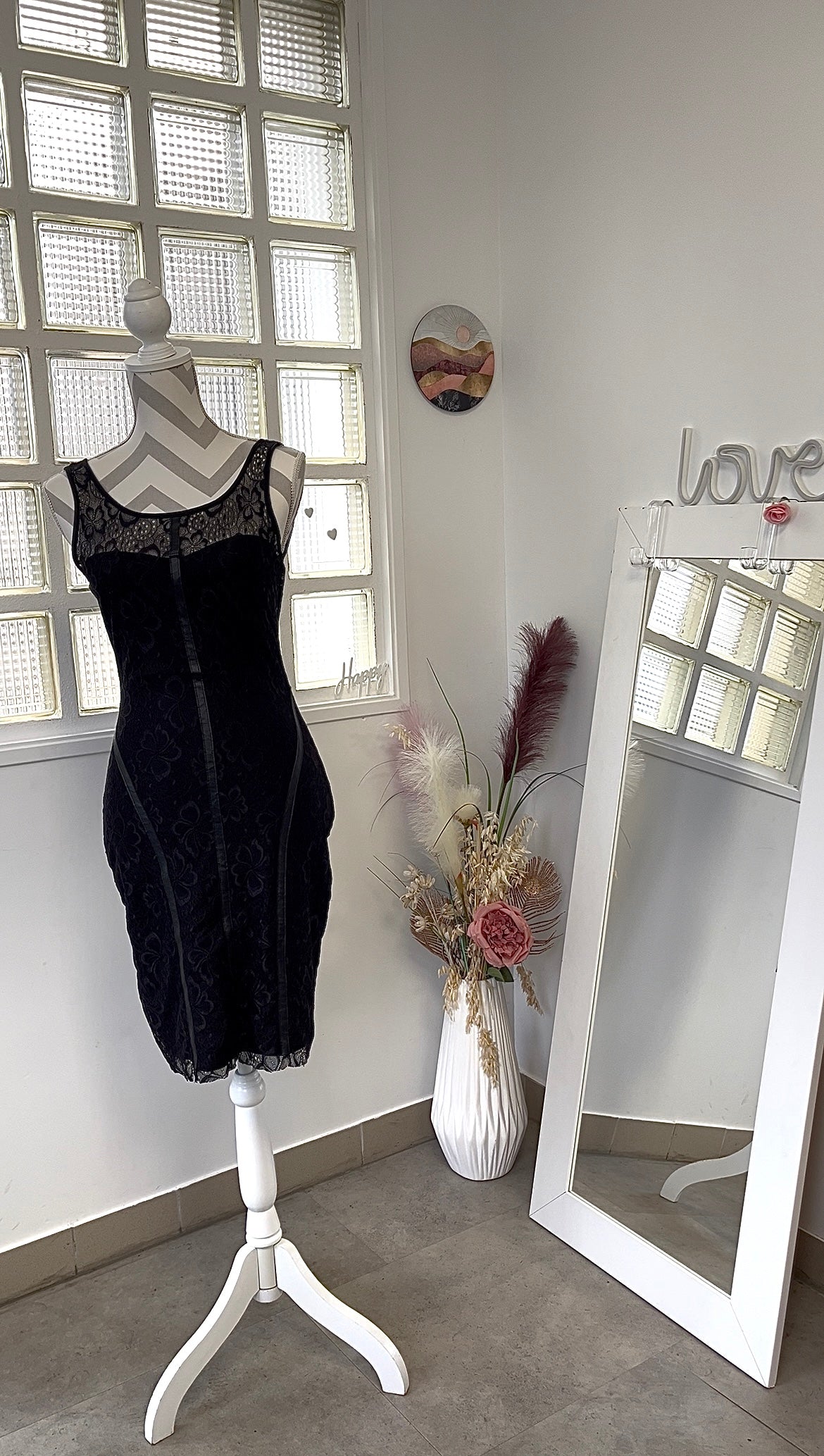 Robe noir dentelle - Morgan - 34