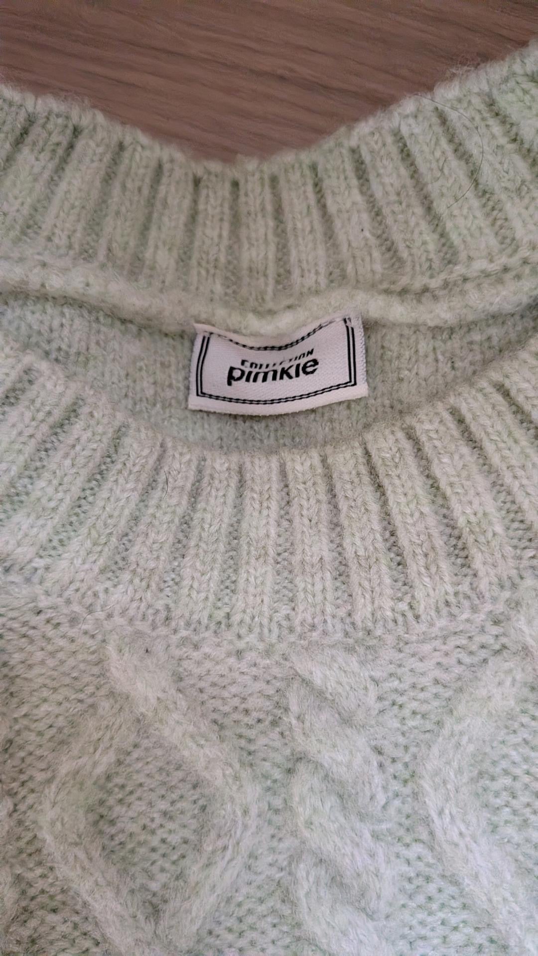 Pull vert clair sans manches - PIMKIE - TU