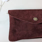 Porte-feuille cuir Bordeaux - Made in Italy - TU