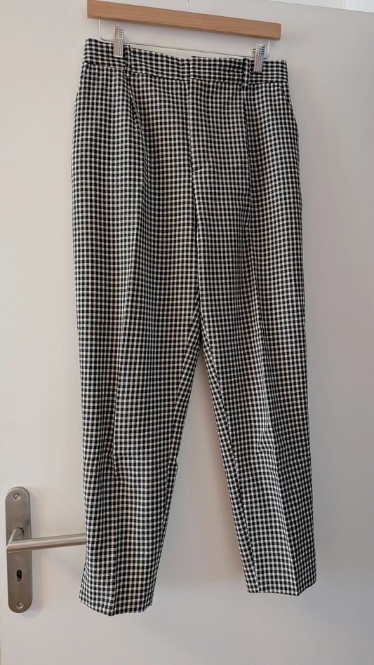 Pantalon à carreaux - ZARA - 38