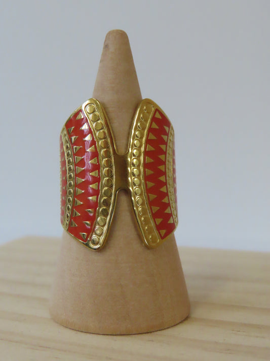 Bijoux Bague terracotta - Nude collection - TU