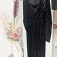 Robe longue noir à strass - kilky  - 38/40