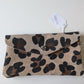 Porte-feuille cuir Léopard - Made in Italy - TU