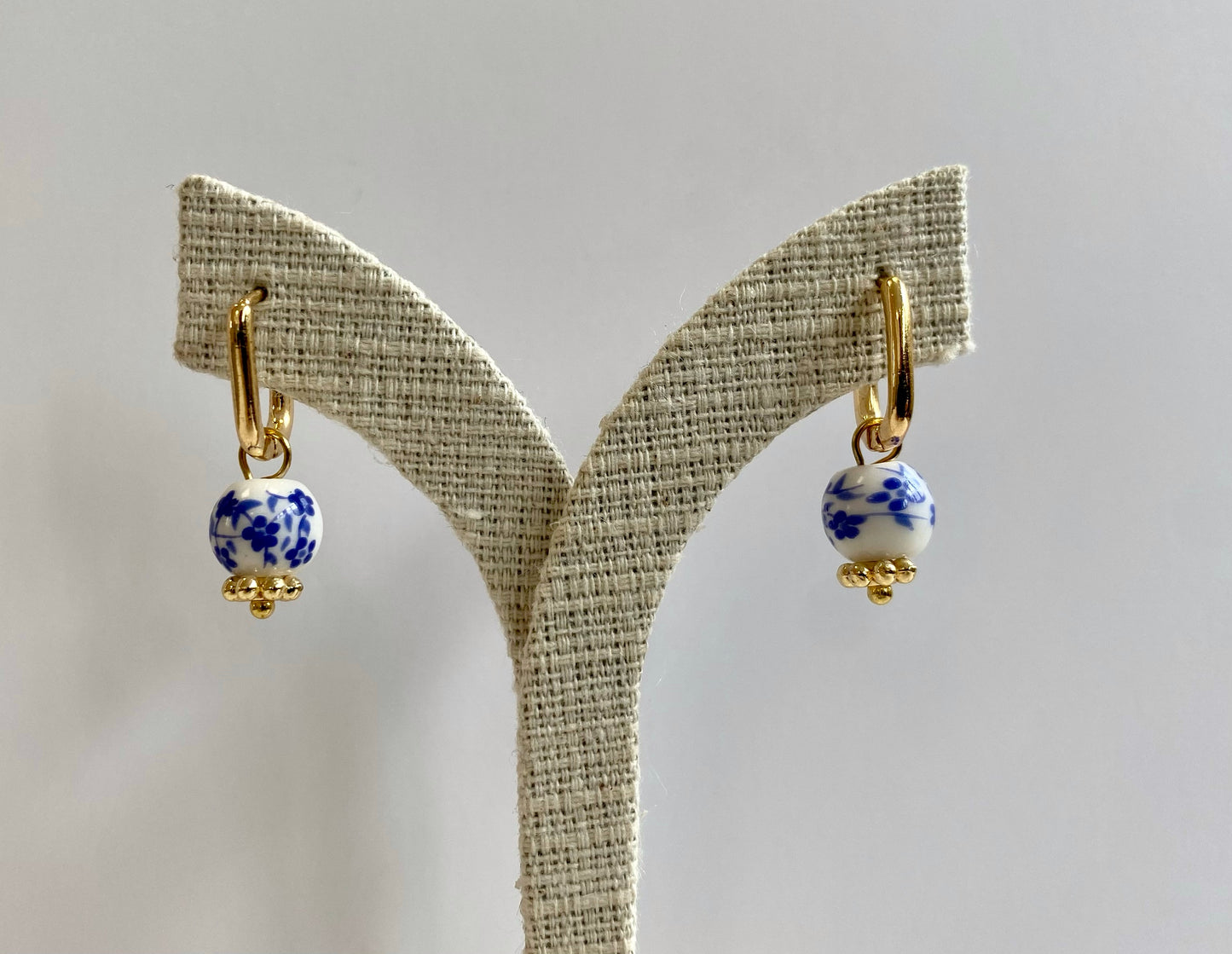 Bijoux Boucles d'oreilles créoles Japon - Création nantaise La Perleuse en Série - TU