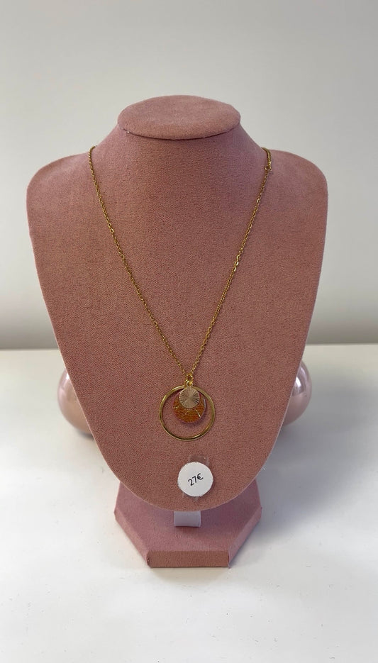 Bijoux Collier Création Jeanne&Jo Caméléon