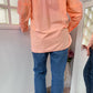 Chemise oversize fluo orange - Zara - 42