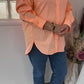 Chemise oversize fluo orange - Zara - 42