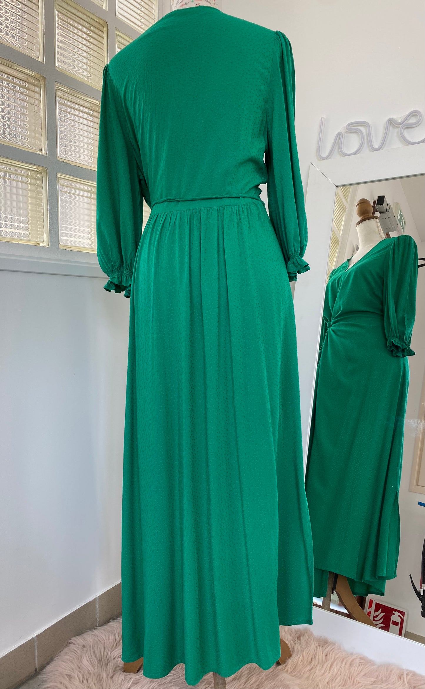 Robe longue Verte - Camaïeu - 42