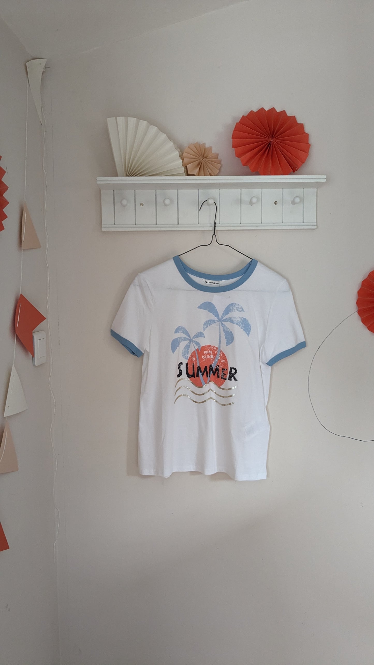 Neuf T-shirt summer - Camaïeu - 36