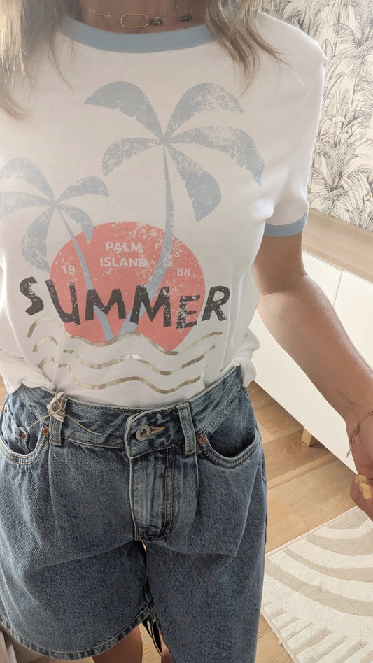 Neuf T-shirt summer - Camaïeu - 36