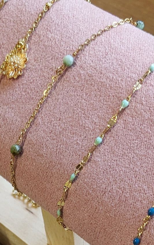 Bijoux Bracelet turquoise - Création nantaise Kalisaya - TU