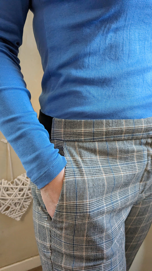 Pantalon à carreaux - Zara - 40