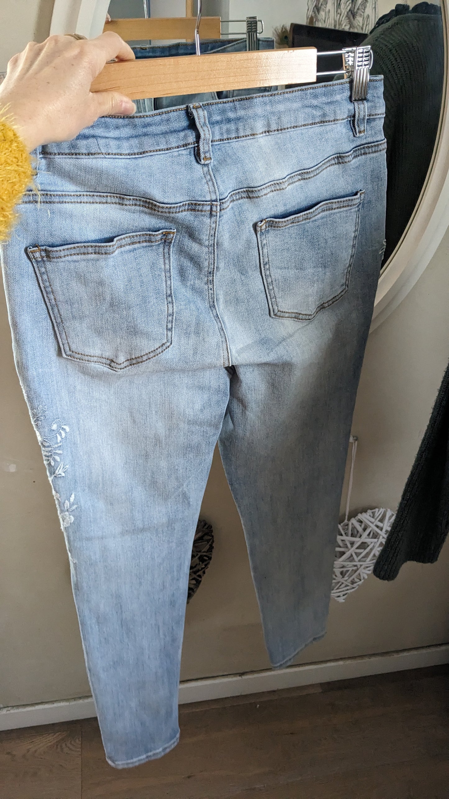 Jeans brodé - Boutique indépendante - 40