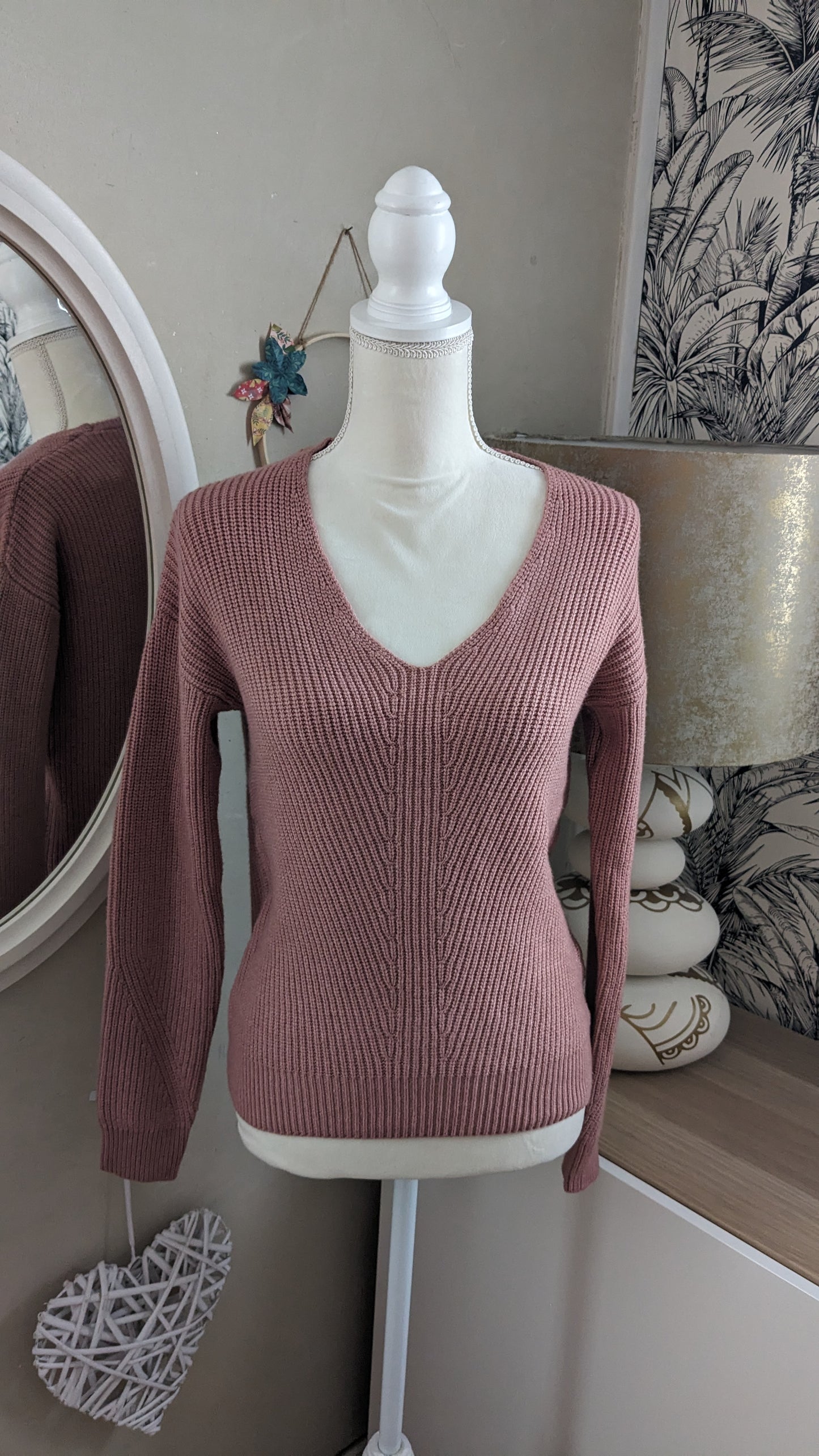 Neuf pull tendance vieux rose - In Extenso - 34