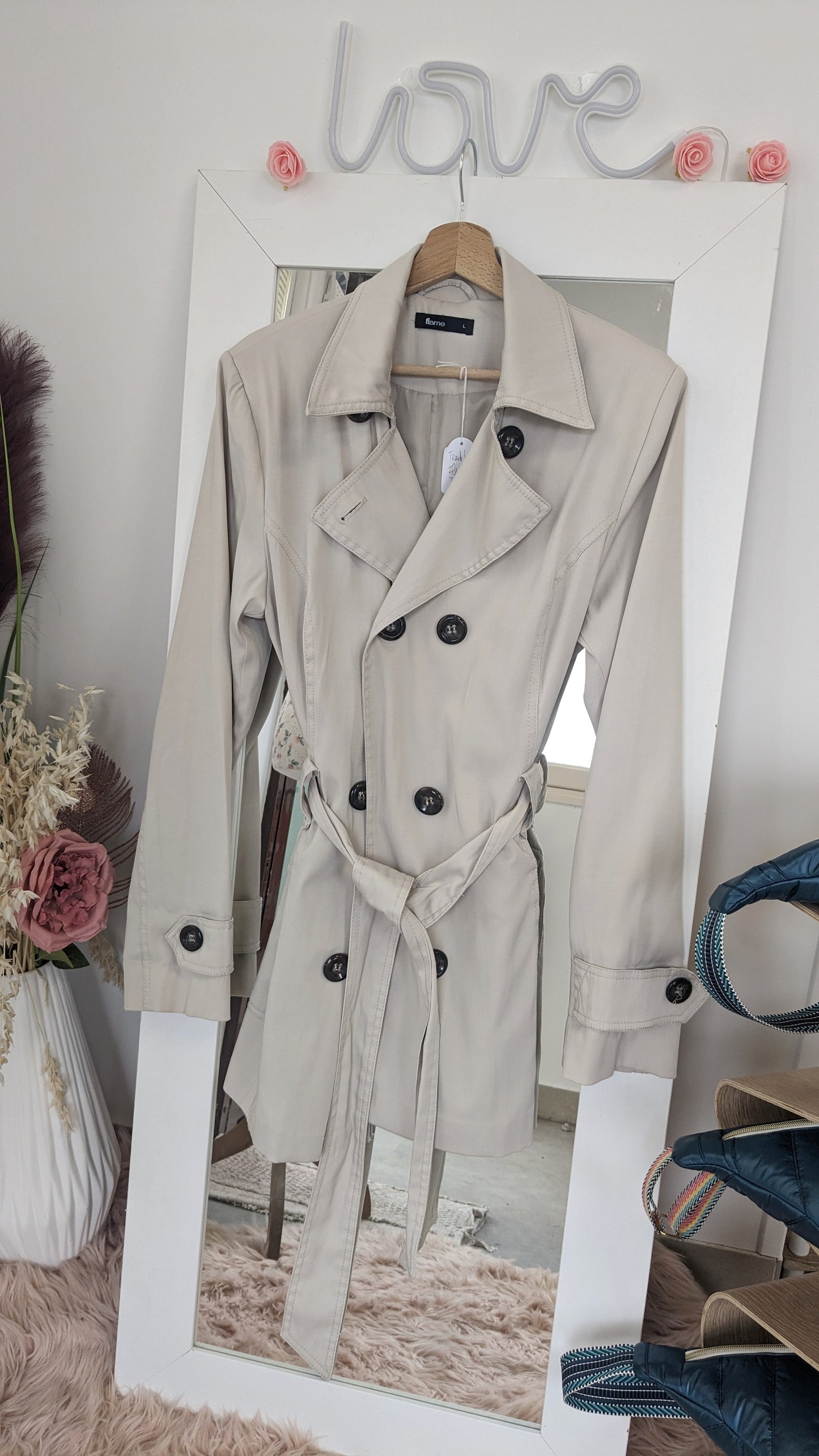 Trench beige - Flamme - 42/44