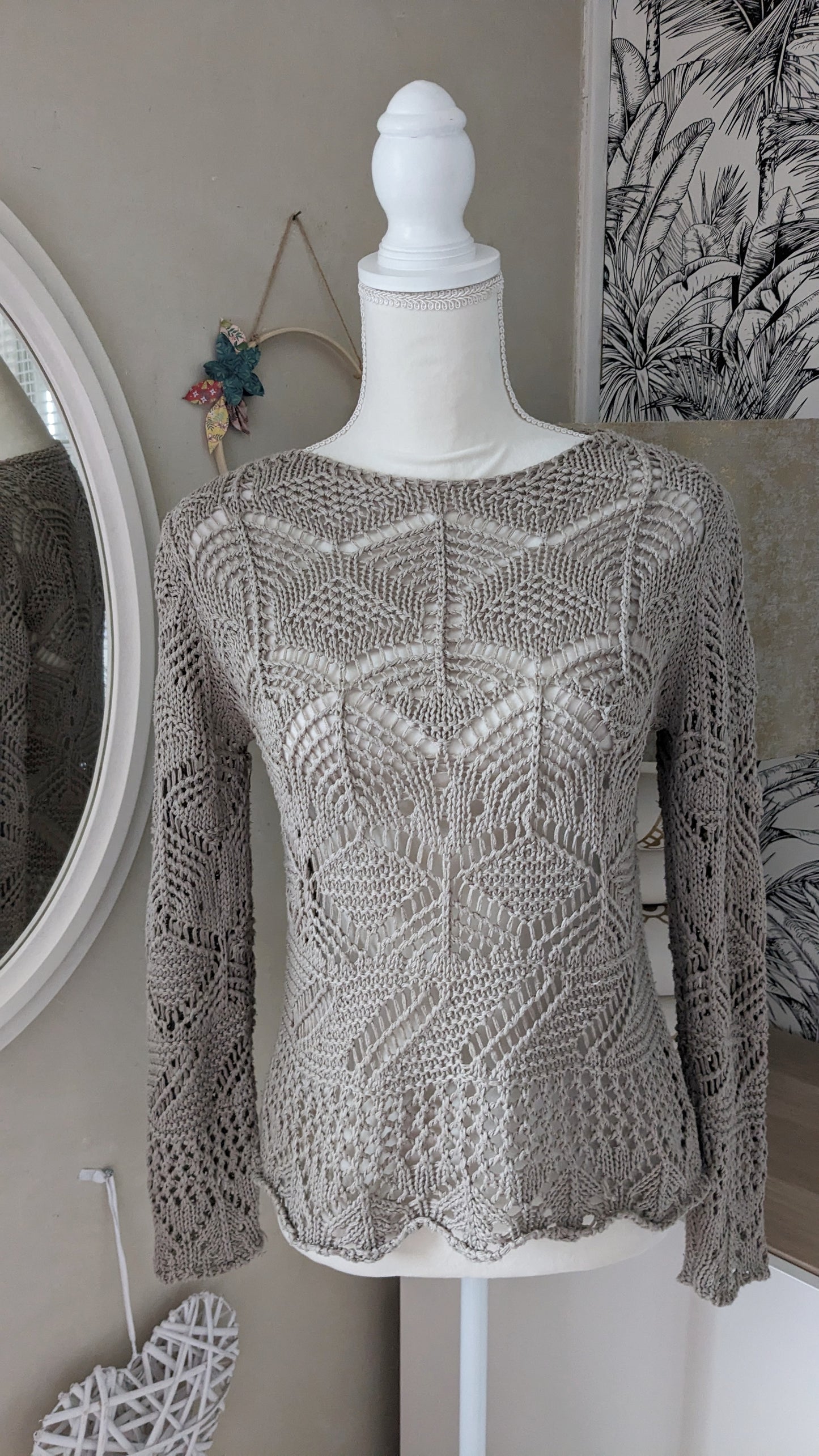 Pull maille ajourée - Boutique indépendante - 36/38