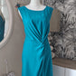 Robe drapée turquoise - Riu - 42