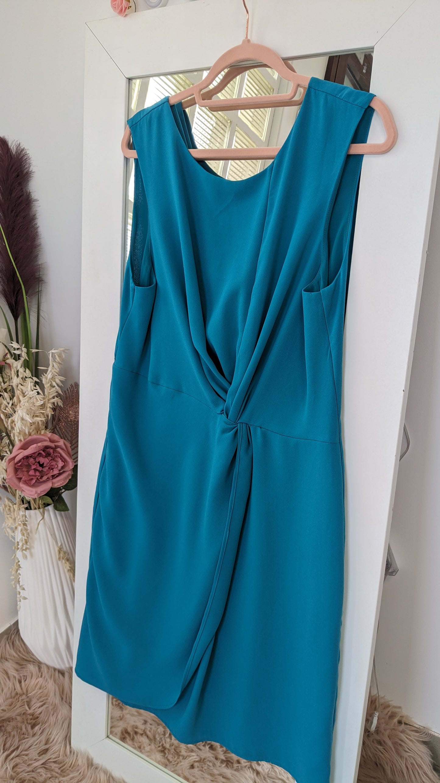 Robe drapée turquoise - Riu - 42