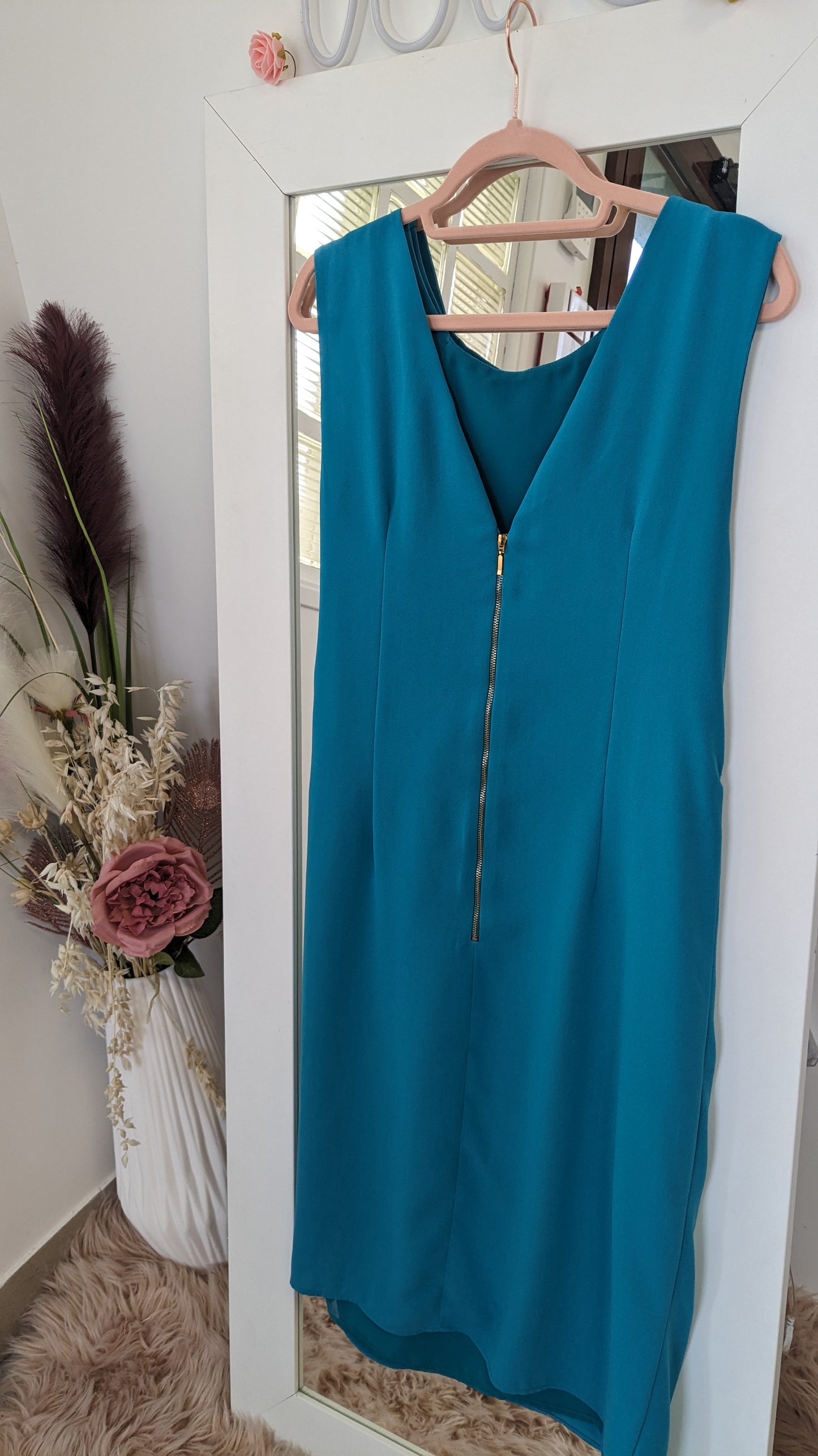 Robe drapée turquoise - Riu - 42