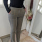 Pantalon confort à carreaux - Zara - 36