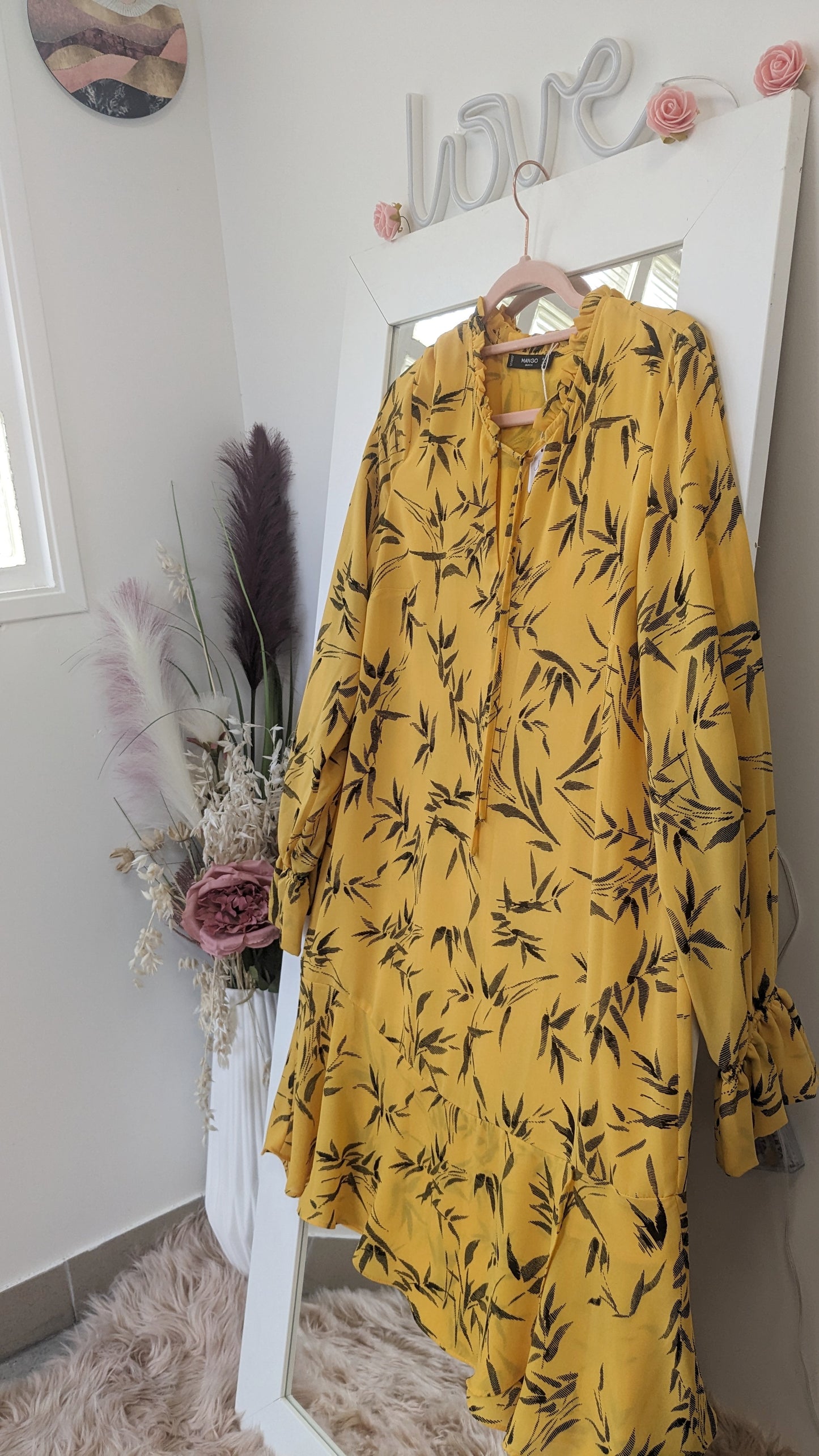 Imprimé Floral Robe Fleuri Mango Robe Printanière Fleurie Mango 38