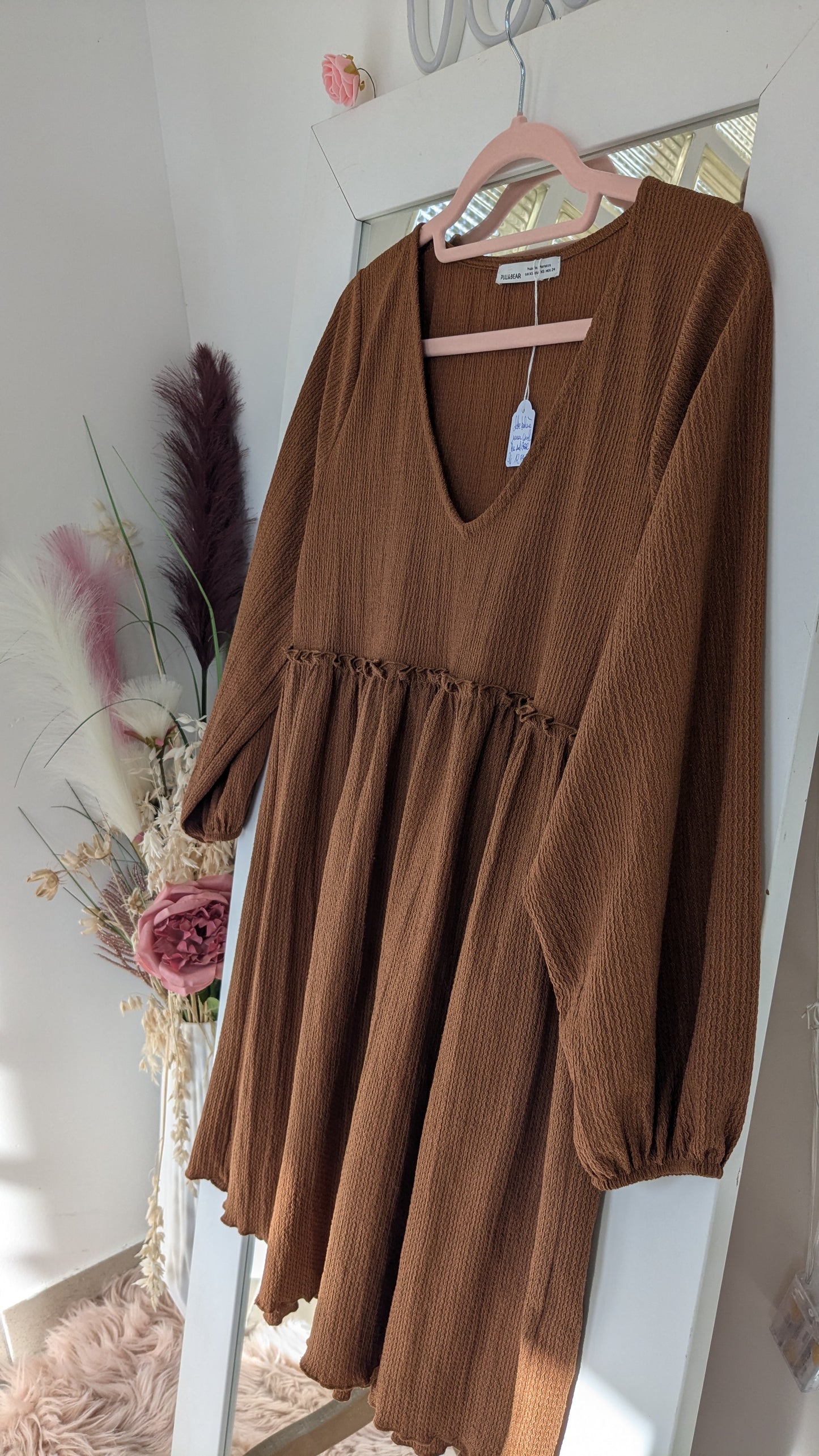 Robe bohème Camel - Pull & Bear - 34