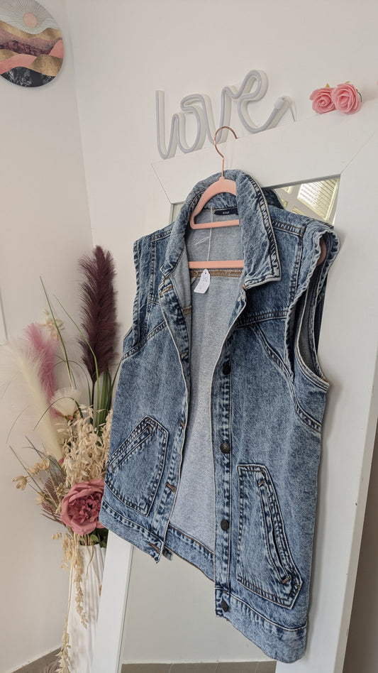 Veste en jeans sans manches - Kiabi - 38/40