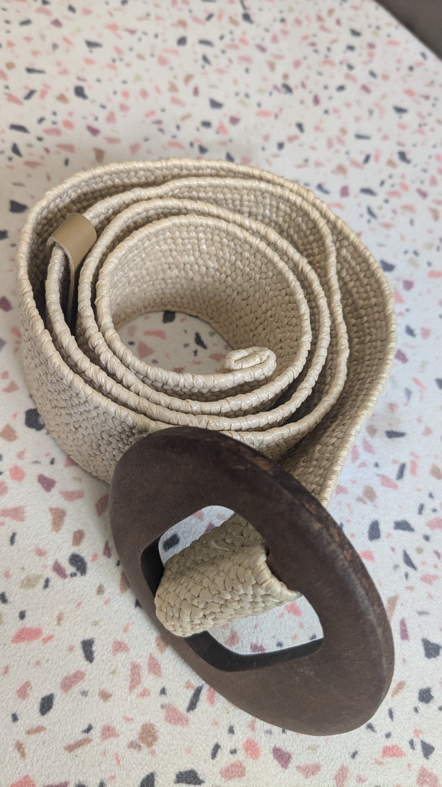 Ceinture beige ethnique - Boutique indépendante - TU