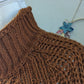 Pull marron col montant - H&M - 42