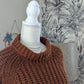 Pull marron col montant - H&M - 42