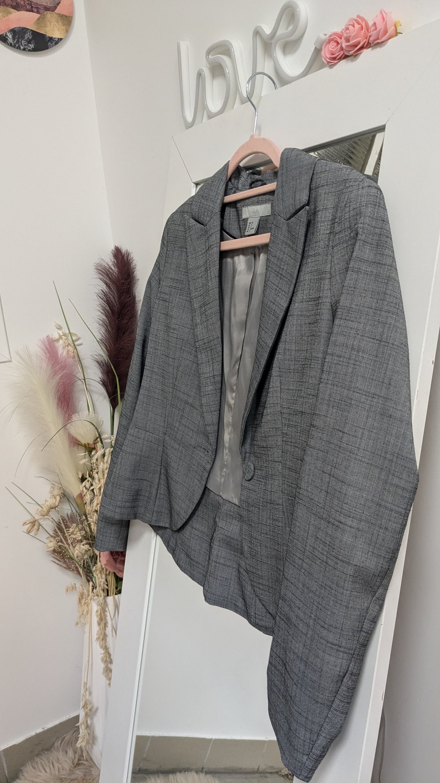 Blazer bleu gris - H&M - 36/38