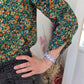 Blouse chemise fleurie vert - Gémo - 36