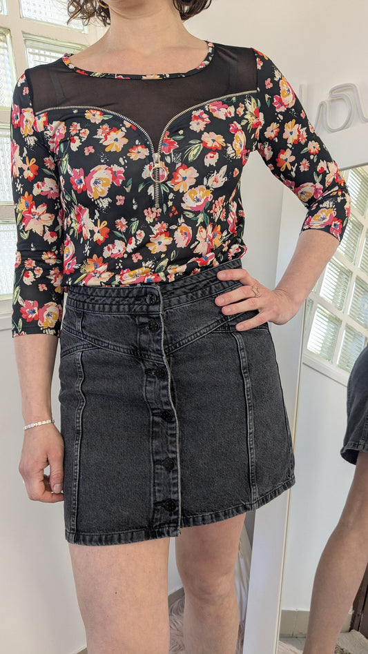 Blouse colorée fleurie - Bréal - 36