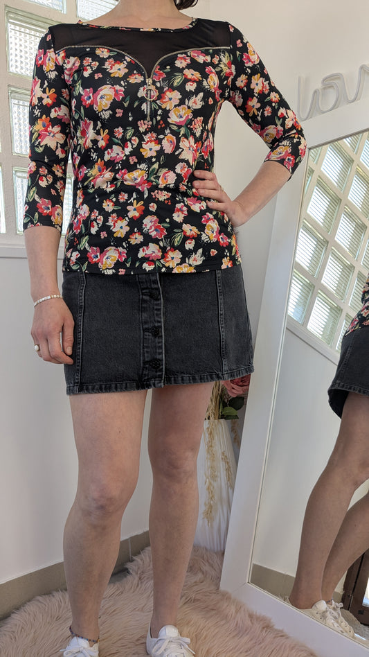 Blouse colorée fleurie - Bréal - 36