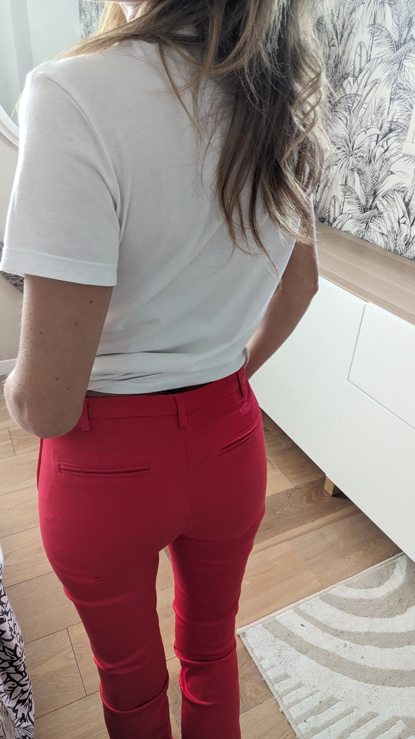 Pantalon rouge chic - Zara - 34