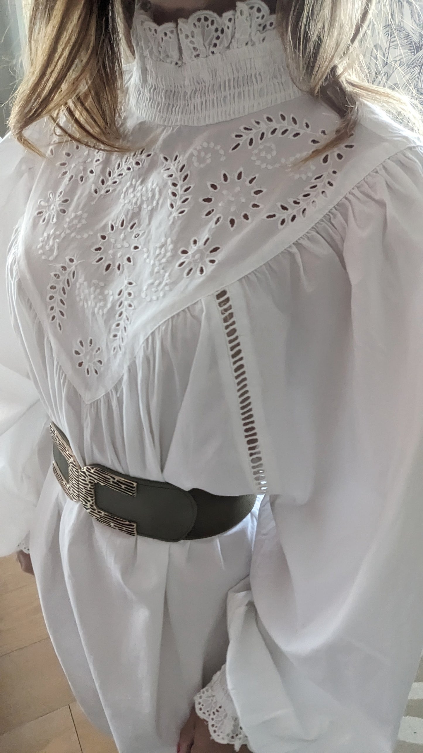 Neuve robe dentelle blanche - H&M - 34/36