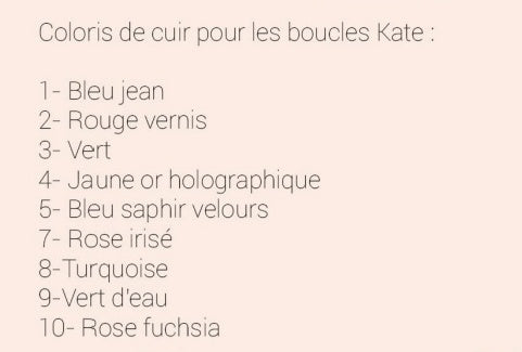 Bijoux Neuf Boucles d'oreilles Kate rouge vernis - Jeanne et JO - TU