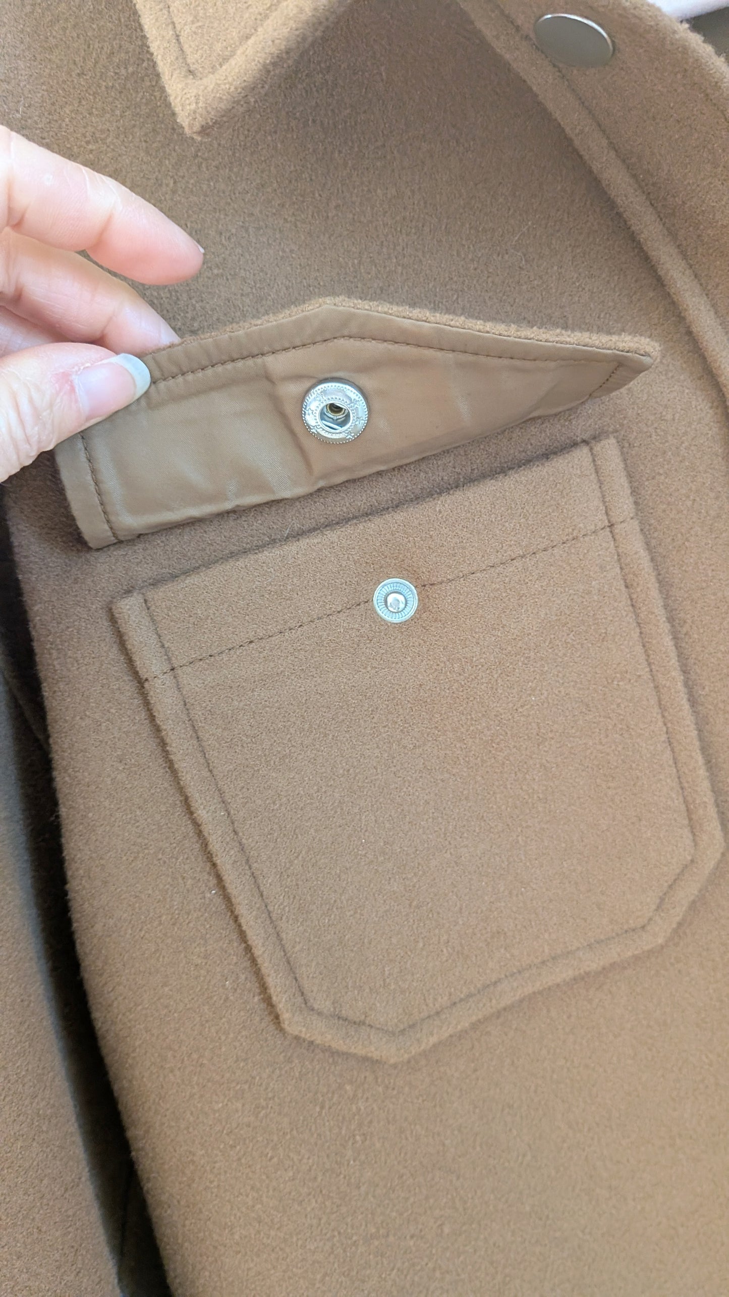 Veste surchemise chocolat - Only - 34