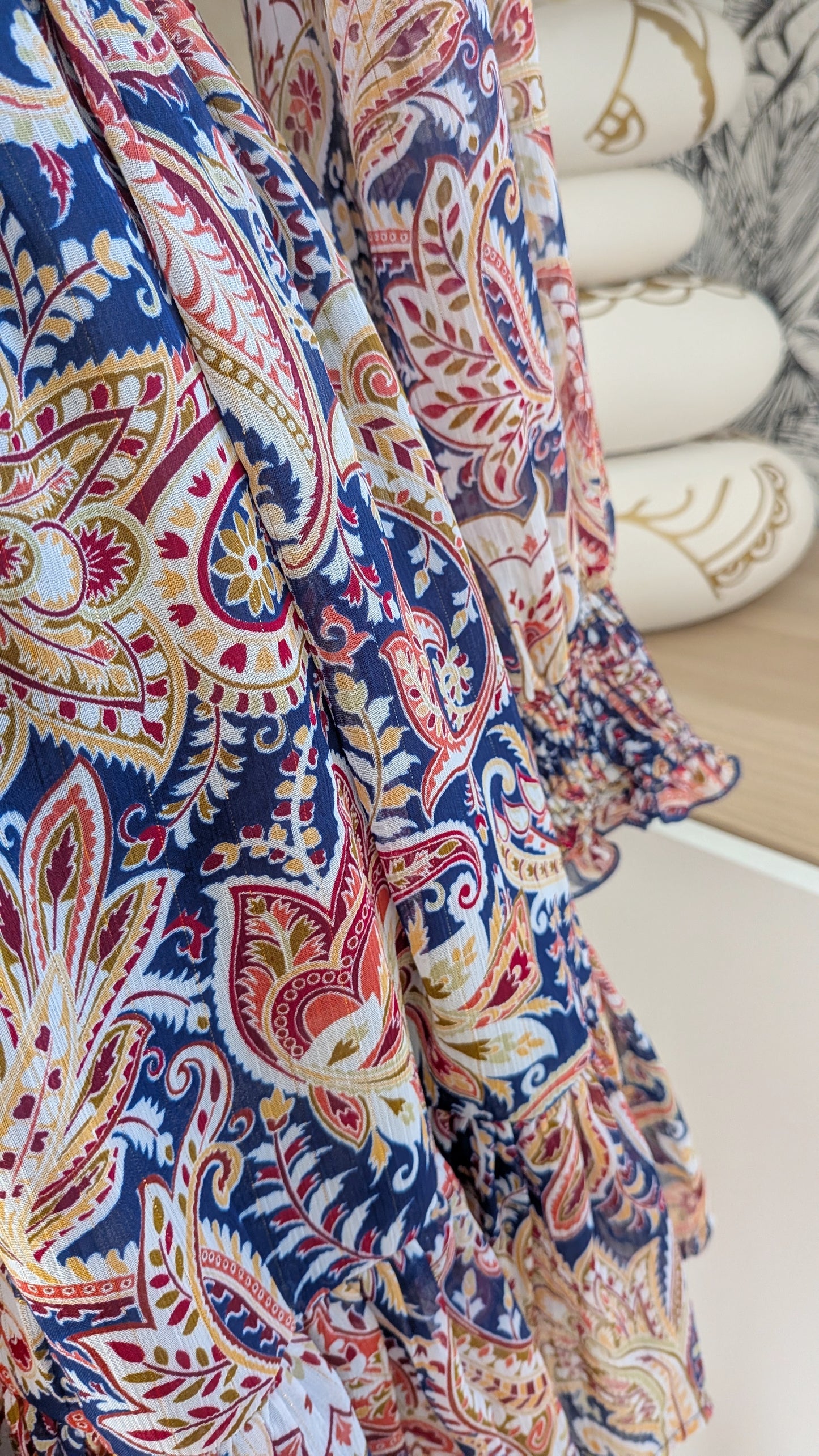 Robe smokée imprimée - Zara - 36