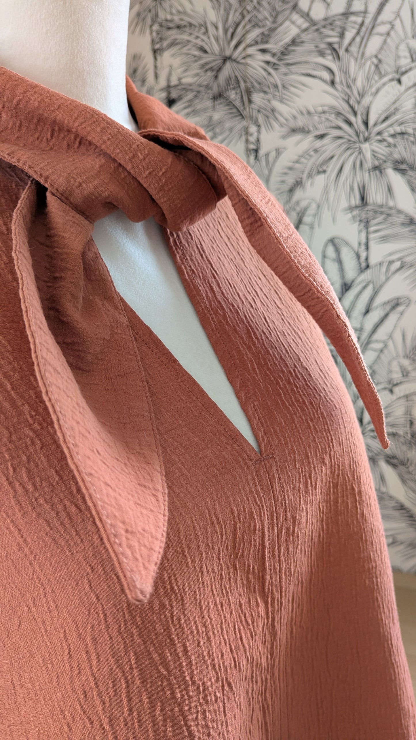 Blouse texturée safran - Zara - 34