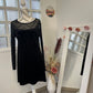 Robe courte noir velours - Boutique indépendante - 40