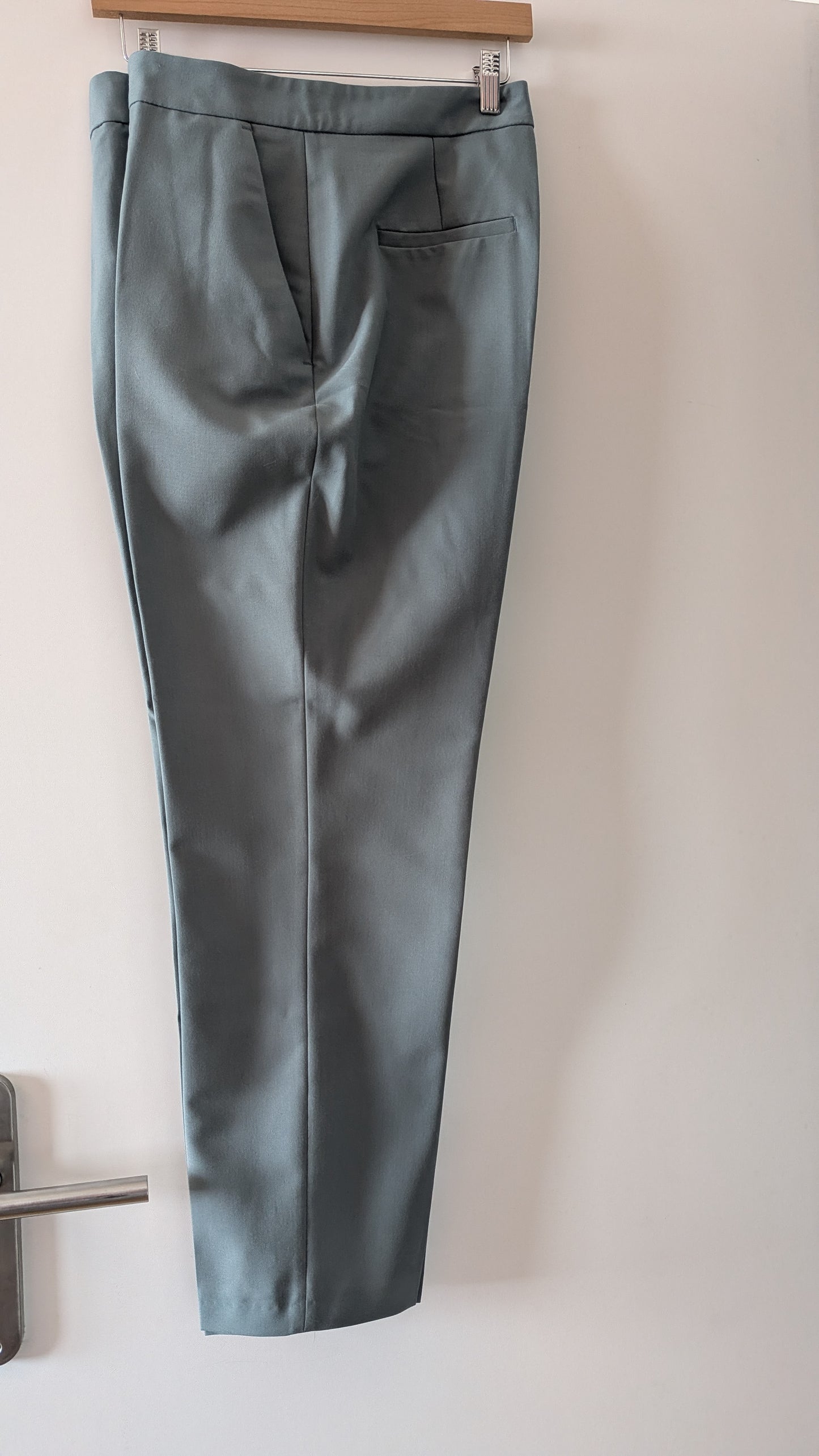 Pantalon chic vert d' eau - Zara - 42