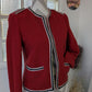Veste rouge tressée - MANGO - 36